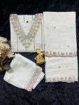 ATTARCTIVE ROMAN SILK EMBROIDERY SEQUENCE WORK TOP PENT WITH DUPATTA FESTIVAL WEAR WHOLESALE PRICE ETHNIC GARMENT (4)