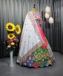 ATTRACTIVE BUTTER SILK DIGITAL PRINT REAL MIRROR WORK LEHENGA CHOLI WITH DUPATTA PARTY WEAR WHOLESALE PRICE ETHNIC GARMENT (5)