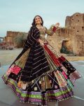 ATTRACTIVE CHINON SILK DIGITAL PRINT AND REAL MIRROR WORK LEHENGA CHOLI WITH DUPATTA FESTIVAL WEAR WHOLESALE PRICE ETHNIC GARMENT (4)