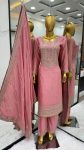 ATTRACTIVE CHINON SILK EMBROIDERY SEQUENCE WORK TOP PALAZZO WITH DUPATTA PARTY WEAR WHOLESALE PRICE ETHNIC GARMENT (2)