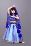 ATTRACTIVE CREPE AND NET PAPER MIRROR AND EMBROIDERY WORK KIDS LEHENGA CHOLI WITH DUPATTTA FESTIVAL WEAR BEST PRICE TEXTILE GARMENT (6)