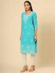 ATTRACTIVE GEORGETTE LUCKNOAWI CHICKENKARI WORK GIRLS KURTI CASUAL WEAR WHOLESALE PRICE ETHNIC GARMENT (12)