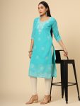 ATTRACTIVE GEORGETTE LUCKNOAWI CHICKENKARI WORK GIRLS KURTI CASUAL WEAR WHOLESALE PRICE ETHNIC GARMENT (12)