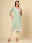 ATTRACTIVE GEORGETTE LUCKNOAWI CHICKENKARI WORK GIRLS KURTI CASUAL WEAR WHOLESALE PRICE ETHNIC GARMENT (5)