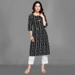 ATTRACTIVE HEAVY RAYON BANDHNI PRINT WORK WOMENS KURTI ONLY CASUAL WEAR WHOLESALE PRICE ETHNIC GARMENT (9)