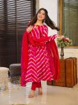 ATTRACTIVE ORGANZA PRINTED WORK GOWN PANT WITH DUPATTA FESTIVAL WEAR WHOLESALE PRICEETHNIC GARMENT (7)