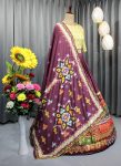 ATTRACTIVE SOFT BUTTER SILK DIGITAL PRINT AND REAL MIRROR WORK LEHENGA CHOLI WITH DUPATTA FESTIVAL WEAR BEST PRICE TEXTILE GARMENT (3)