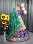 DESIGNER BUTTER SILK DIGITAL PRINT WITH MIRROR WORK LEHENGA CHOLI WITH DUPATTA PARTY WEAR WHOLESALE PRICE ETHNIC GARMENT (1)