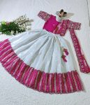 DESIGNER CHENILLE EMBROIDERY SEQUENCE WORK LEHENGA BLOUSE ATTRACHED DUPATTA FESTIVAL WEAR WHOLESALE PRICE ETHNIC GARMENT (21)