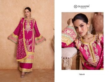 DESIGNER CHINON EMBROIDERY CODING WORK TOP PALAZZO WITH DUPATTA