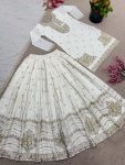 DESIGNER CHINON SEQUENCE EMBROIDERY WORK TOP PALAZZO WITH DUPATTA PARTY WEAR WHOLESALE PRICE ETHNIC GARMENT (3)