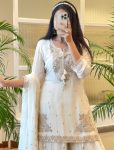 DESIGNER CHINON SEQUENCE EMBROIDERY WORK TOP PALAZZO WITH DUPATTA PARTY WEAR WHOLESALE PRICE ETHNIC GARMENT (3)