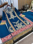 DESIGNER CHINON SILK EMBROIDERY CODING WORK TOP BOTTOM WITH DUPATTA PARTY WEAR WHOLESALE PRICE ETHNIC GARMENT (3)