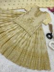 DESIGNER CHINON SILK EMBROIDERY SEQUENCE WORK TOP LEHENGA WITH DUPATTA PARTY WEAR WHOLESALE PRICE ETHNIC GARMENT (2)