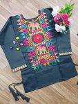 DESIGNER COTTON EMBROIDERY WORK MOTHER DAUGTHER COMBO FESTIVAL WEAR WHOLESALE PRICE ETHNIC GARMENT (5)