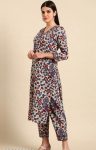 DESIGNER COTTON PRINT WORK KURTI WITH PANT CASUAL WEAR WHOLESALE PRICE ETHNIC GARMENT (7)
