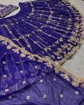 DESIGNER GEORGETTE EMBROIDERY SEQUENCE WORK LEHENGA CHOLI WITH DUPATTA PARTY WEAR WHOLESALE PRICE ETHNIC GARMENT (2)