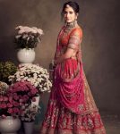 DESIGNER GEORGETTE SEQUENCE EMBROIDERY WORK LEHENGA CHOLI WITH DUPATTA PARTY WEAR WHOLESALE PRICE ETHNIC GARMENT (4)