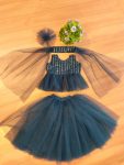 DESIGNER HEAVY NET GEORGETTE SEQUENCE WORK KIDS TOP SKIRT WITH DUPATTA WEDDING WEAR WHOLESALE PRICE ETHNIC GARMENT (4)