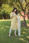 DESIGNER LINEN COTTON HAND WORK TOP PANT WITH DUPATTA FESTIVAL WEAR WHOLESALE PRICE ETHNIC GARMENT (11)