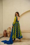 DESIGNER ORGANZA PRINTED WORK GOWN PANT WITH DUPATTA FESTIVAL WEAR WHOLESALE PRICEETHNIC GARMENT (8)