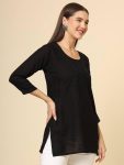 DESIGNER RAYON CHICKENKARI WORK ONLY KURTI CASUAL WEAR WHOLESALE PRICE EHTNIC GARMENT (3)
