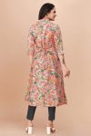 DESIGNER SOFT COTTON PRINT WITH FOIL WORK READY TO WEAR KURTI PARTY WEAR WHOLESALE PRICE ETHNIC GARMENT (2)