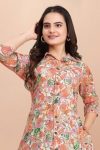 DESIGNER SOFT COTTON PRINT WITH FOIL WORK READY TO WEAR KURTI PARTY WEAR WHOLESALE PRICE ETHNIC GARMENT (2)