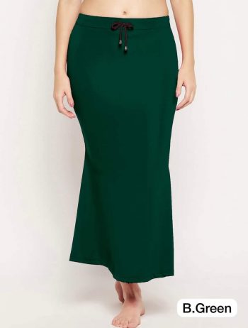 DESIGNER STRETCHABLE LYCRA READYMADE SHAPEWEAR GREEN