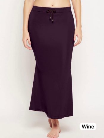 DESIGNER STRETCHABLE LYCRA READYMADE SHAPEWEAR WINE