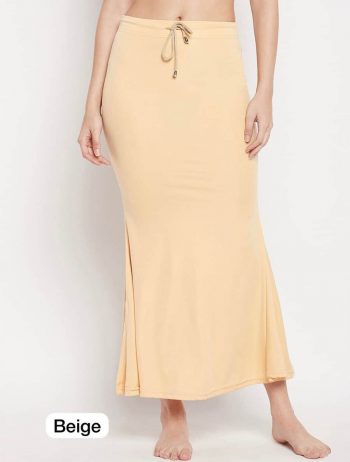 DESIGNER STRETCHABLE LYCRA READYMADE SHAPEWEAR CHIKU