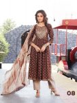 DESIGNER TWO TONE COTTON GOLD PRINT WORK TOP PANT WITH DUPATTA CASUAL WEAR WHOLESALE PRICE ETHNIC GARMENT (5)