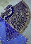 DESIGNER VELVET EMBROIDERY CODING WORK LEHENGA CHOLI WITH DUPATTA PARTY WEAR WHOLESALE PRICE ETHNIC GARMENT (5)