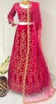 DESIGNER VELVET EMBROIDERY CODING WORK LEHENGA CHOLI WITH DUPATTA PARTY WEAR WHOLESALE PRICE ETHNIC GARMENT (12)