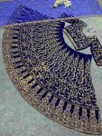 DESIGNER VELVET EMBROIDERY CODING WORK LEHENGA CHOLI WITH DUPATTA PARTY WEAR WHOLESALE PRICE ETHNIC GARMENT (5)