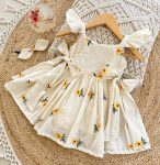 DESINER COTTON THREAD WORK KIDS FROCK PARTY WEAR WHOLESALE PRICE ETHNIC GARMENT (11)