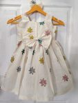 DESINER COTTON THREAD WORK KIDS FROCK PARTY WEAR WHOLESALE PRICE ETHNIC GARMENT (6)