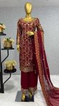 FANCU GEORGETTE EMBROIDREY STONE WORK TOP PALAZZO WITH DUPATTA PARTY WEAR WHOLESALE PRICE ETHNIC GARMENT (3)