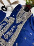 FANCY CHINON EMBROIDERY CODING DORI SEQUENCE WORK TOP PALAZZO WITH DUPATTA FESTIVAL WEAR WHOLESALE PRICE ETHNIC GARMENT (6)