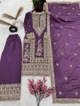 FANCY CHINON EMBROIDERY CODING DORI SEQUENCE WORK TOP PALAZZO WITH DUPATTA PARTY WEAR WHOLESALE PRICE ETHNIC GARMENT 7 (11)