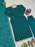 FANCY GEORGETTE SEQUENCE MOTI WORK TOP BOTTOM WITH DUPATTA PARTY WEAR WHOLESALE PRICE ETHNIC GARMENT (4)