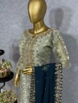 FANCY JIMMY CHOO EMBROIDERY THREAD WORK TOP BOTTOM WITH DUPATTA PARTY WEAR WHOLESALE PRICE ETHNIC GARMENT (3)