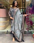 FANCY MUSLIN DIGITAL PRINTED TOP BOTTOM WITH DUPATTA PARTY WEAR WHOLESALE PRICE ETHNIC GARMENT (3)