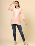 FANCY RAYON CHICKENKARI WORK ONLY KURTI PARTY WEAR WHOLESALE PRICE ETHNIC GARMENT (4)