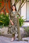 FANCY RAYON DIGITAL PRINTED GOWN BOTTOM WITH DUPATTA PARTY WEAR WHOLESALE PRICE ETHNIC GARMENT (4)