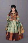 FANCY SILK JACQUARD WEAVING WORK KID’S WEAR LEHENGA CHOLI WITH DUPATTA PARTY WEAR WHOLESALE PRICE ETHNIC GARMENT (3)