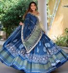 FASHIONABLE CHINON SILK PRINTED MIRROR WORK LEHENGA CHOLI WITH DUPATTA PARTY WEAR WHOLESALE PRICE ETHNIC GARMENT (3)