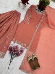 FASHIONABLE GEORGETTE EMBROIDERY SEQUENCE WORK TOP PALAZZO WITH DUPATTA PARTY WEAR WHOLESALE PRICE ETHNIC GARMENT (17)