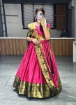 FASHIONABLE-MERCERIZED-COTTON-WEAVING-BORDER-WORK-LEHENGA-CHOLI-WITH-DUPATTA-PARTY-WEAR-WHOLESALE-PRICE-ETHNIC-GARMENT-4.jpeg