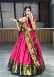 FASHIONABLE-MERCERIZED-COTTON-WEAVING-BORDER-WORK-LEHENGA-CHOLI-WITH-DUPATTA-PARTY-WEAR-WHOLESALE-PRICE-ETHNIC-GARMENT-4.jpeg